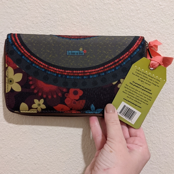 NWT RARE Ketto "La Dame en Bleu" Wallet - Picture 2 of 4